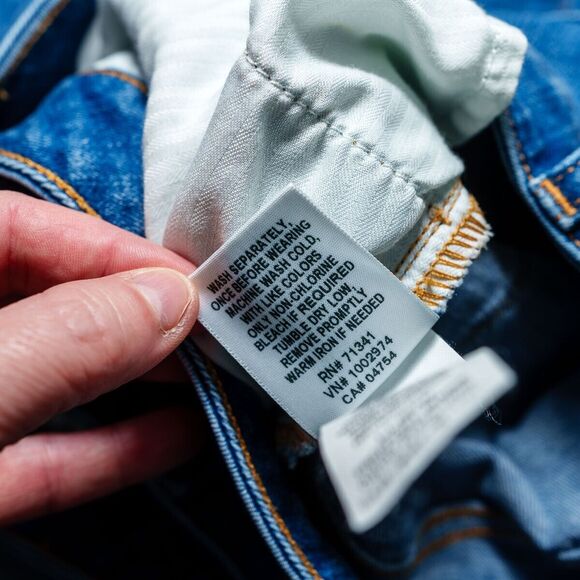 LL Bean womens Jeans Classic Fit 18 Petite high rise straight - Picture 6 of 9